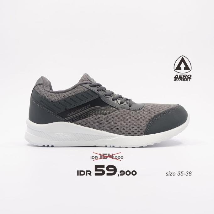 AEROSTREET 31-34 COSMIX ABU - SEPATU SEKOLAH ANAK FDGDF65465