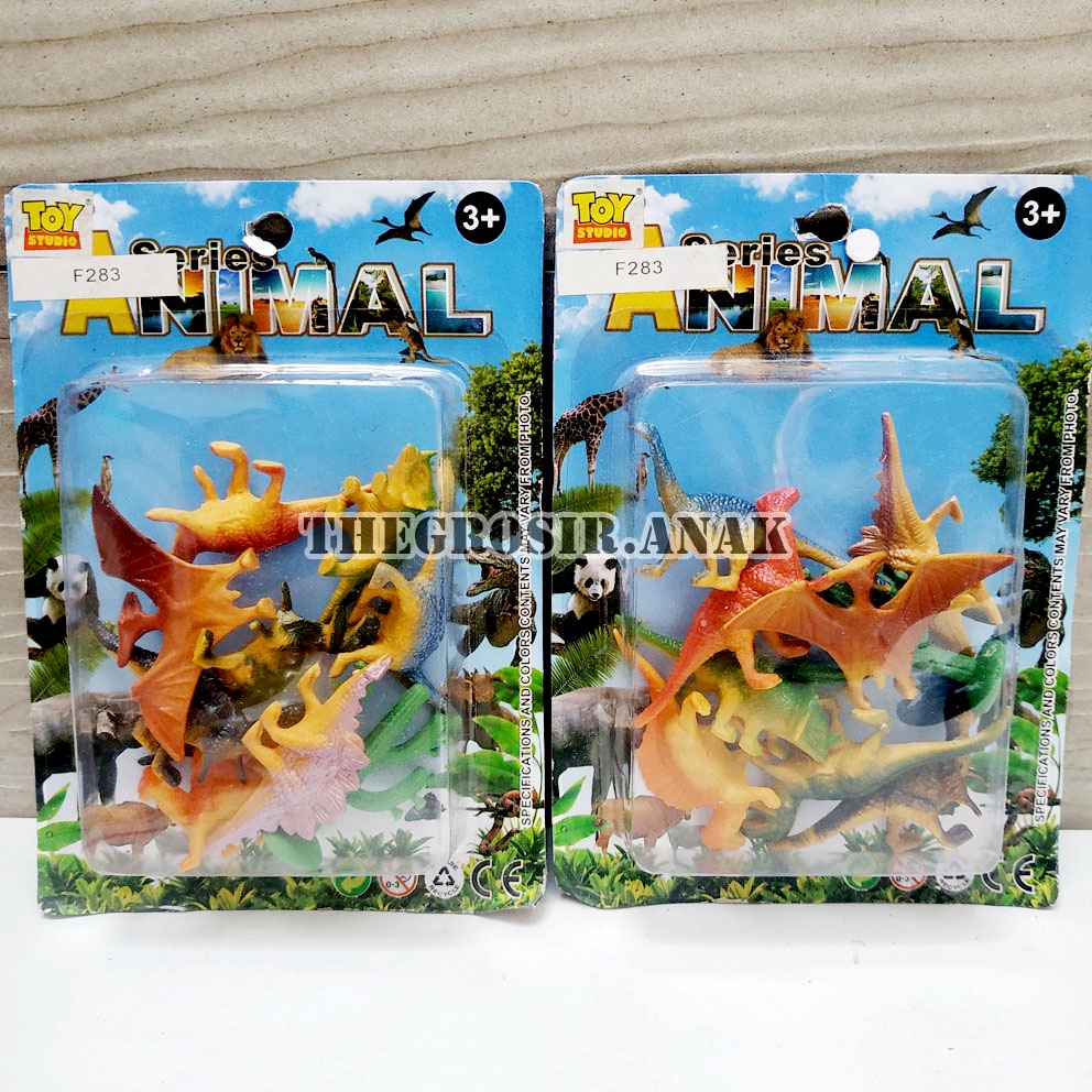 Animal Series Dinosaurs F283E Mainan Dino Dinosaurus Miniatur Jurassic World