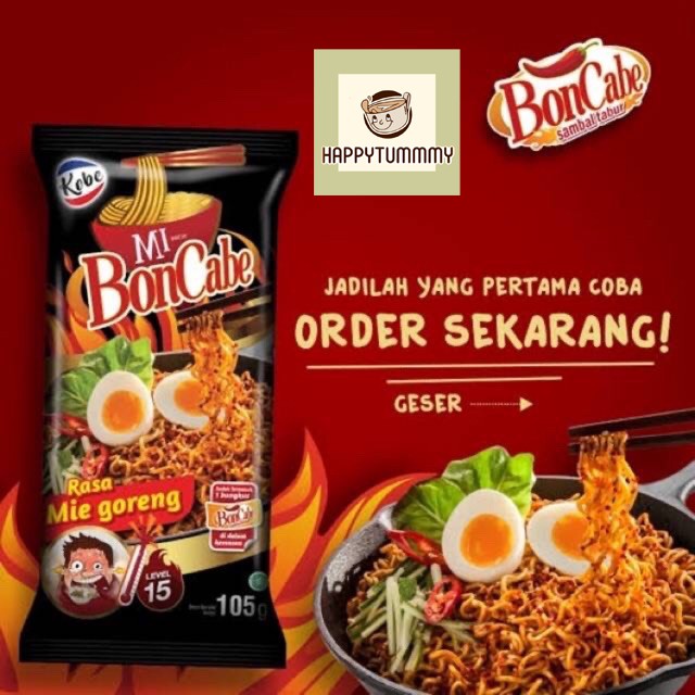 Ready Mi BonCabe Mie Goreng Level 15 Bon Cabe