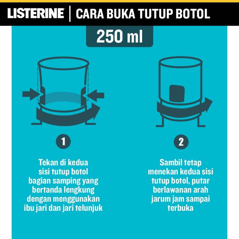 LISTERINE Mouthwash / Obat Kumur 250ml 100ml