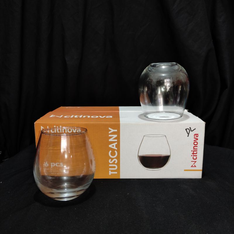 CITINOVA - TUSCANY / GELAS KACA 475 ml isi 6pcs / Gelas Wine