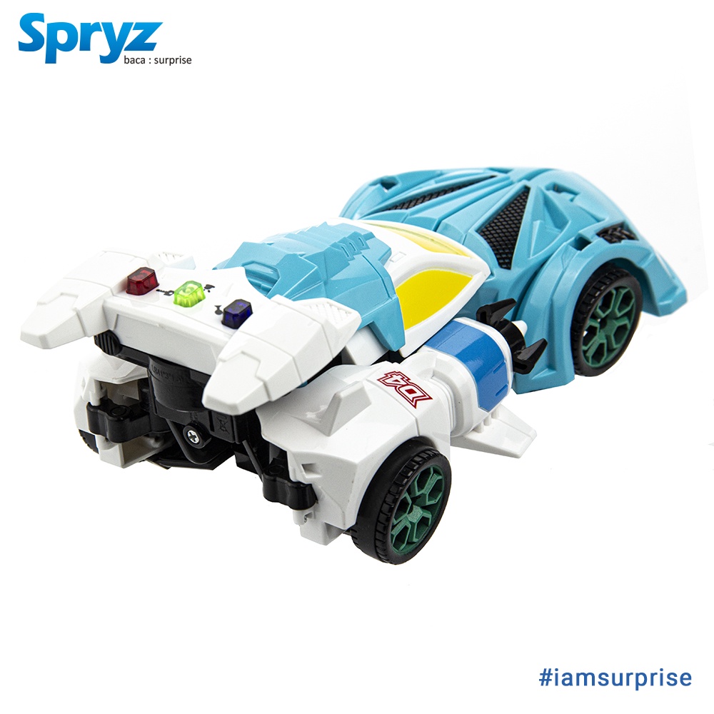 Spryz Revamp Justice Billy - Mainan Mobil Robot Transformer