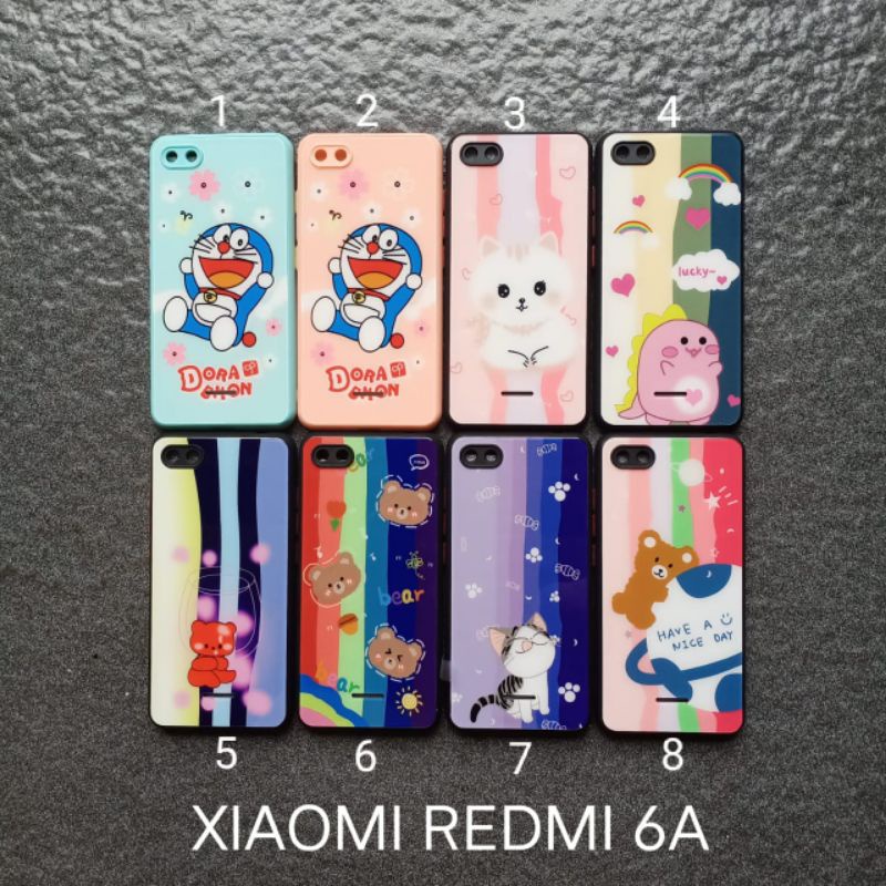 Soft case Xiaomi Redmi 6A motif gambar karakter cewek softcase softsell softshell silikon cover
