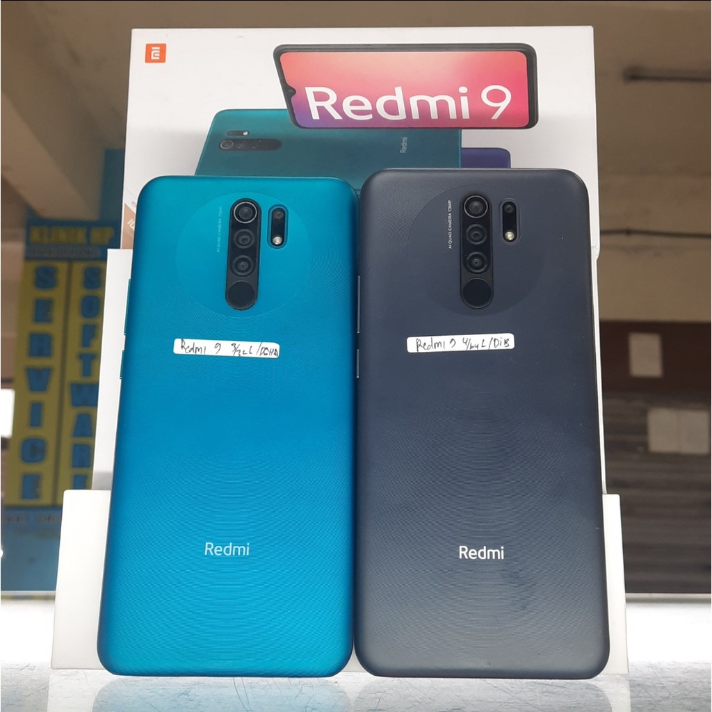 xiaomi redmi 9 3/32 dan 4/64 SECOND