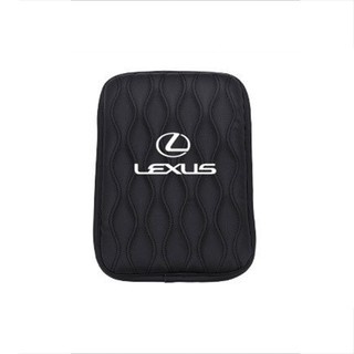 (G-CLUB) Bantalan Sandaran Lengan Mobil Universal Bahan Kulit Lembut Untuk Lexus ES GX LX RX LS NX IS RC lFA