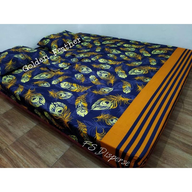 Sprei Bahan Katun Dispersse Ukuran Lengkap 120/160/180 Motif Mewah ,ellegant, Dan Berkelas