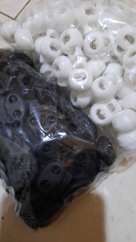 Stopper Bulat 17 Mm Plastik Putih