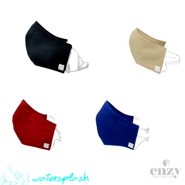 Masker dewasa kain katun anti air watersplash