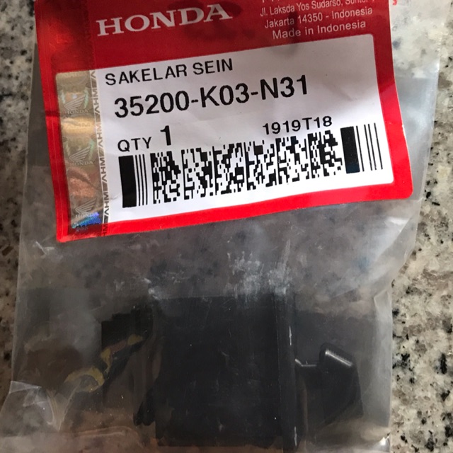Tombol saklar Sein Riting Honda Beat Inject ISP 35200 K03 N31