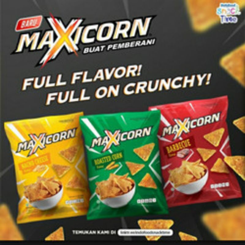 Maxicorn roasted corn 160gr / maxicorn bbq 150gr / maxicorn nacho cheese 150gr