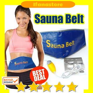 Original Sauna Belt Velform Alat Sabuk Pelangsing Tubuh Sabuk Pembakar Lemak Pengecil Perut Shopee Indonesia