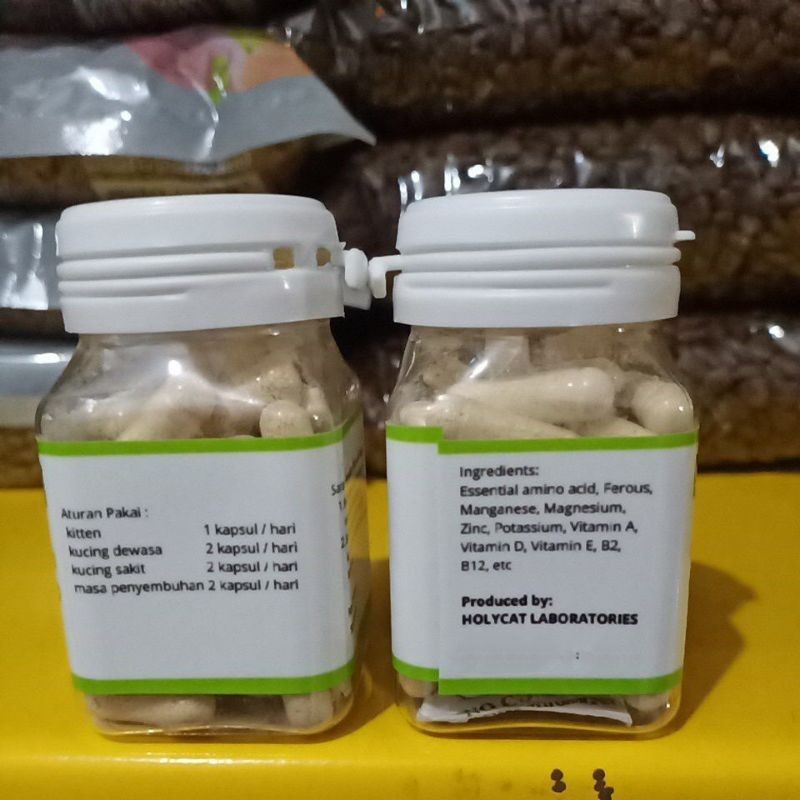 immune support cat vitamin kucing isi 50 kapsul