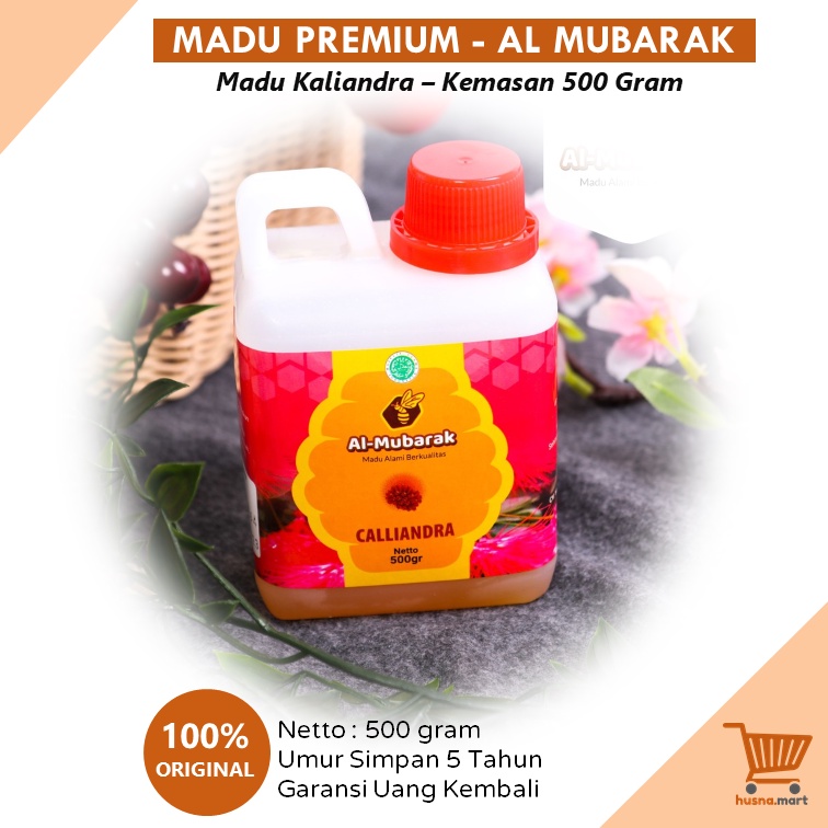 Madu Kaliandra Al Mubarak kemasan 500 gram Asli Murni