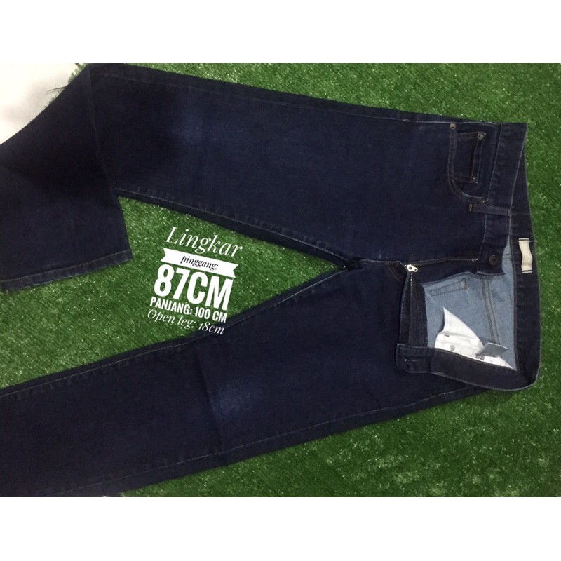 celana jeans pria uniqlo original cowok used