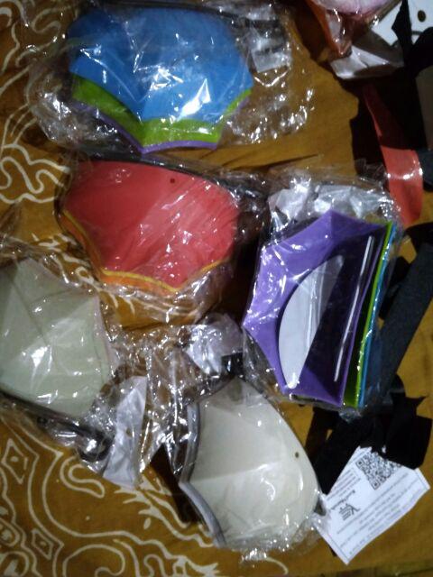 Kasimurah K238 Set 3 Pcs Gantungan Dinding Pengait Dengan Bentuk Payung Mini Warna Warni Kunci Murah