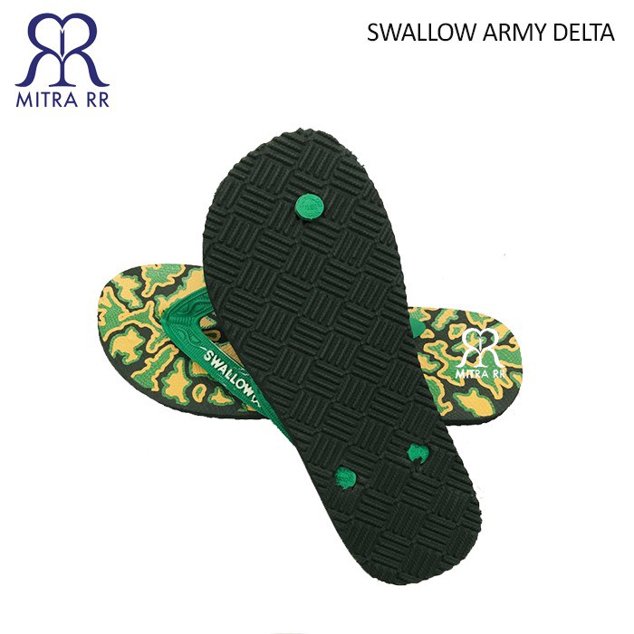 Sandal Swallow Army Delta / Sendal Jepit Wanita / Sendal Pantai Swalow TERBARU 2019 / Tali Jepit Sandal