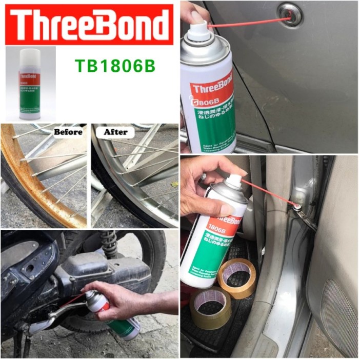 Threebond 1806B Lubricant Spray Pelumas Pembersih Serbaguna Anti Karat