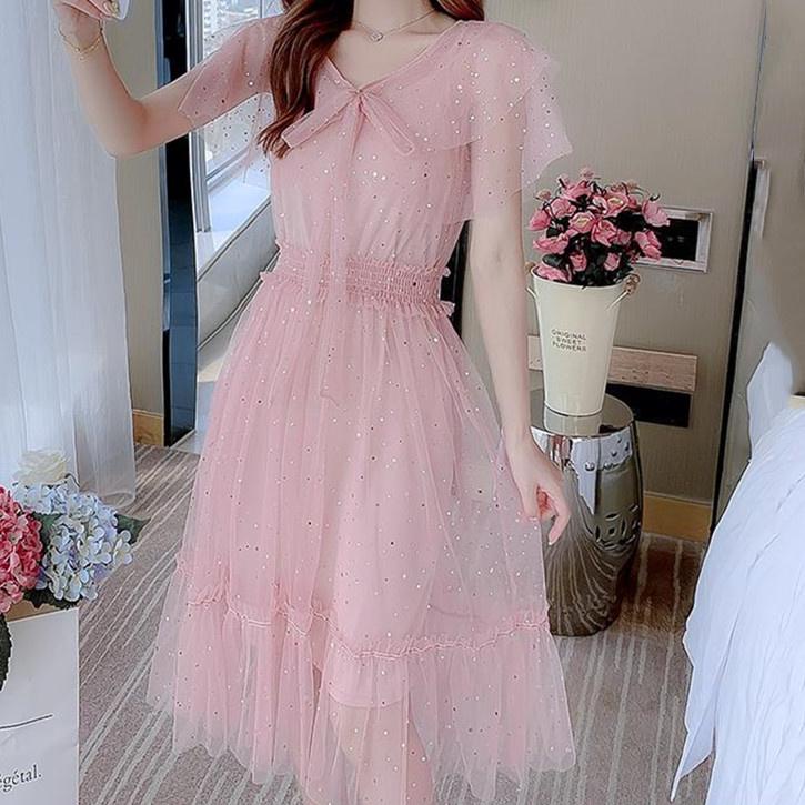 Muraaaahh.. COD dress brukat/dress brukat import/long dress satin/dress brukat pendek/long dress bru