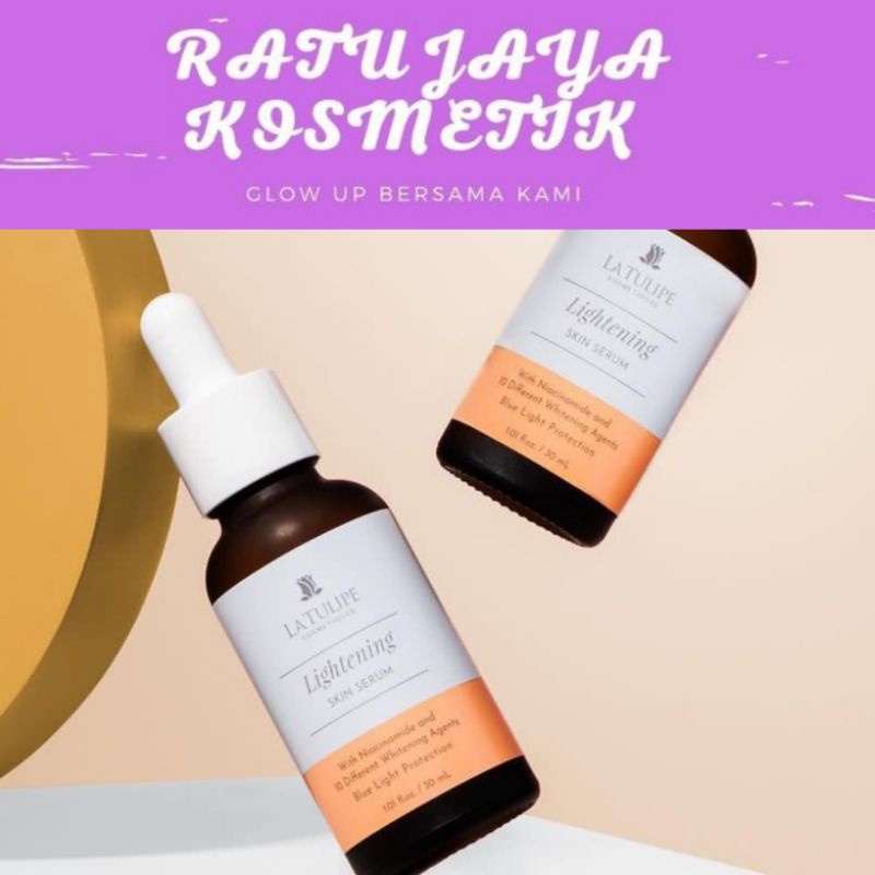 La Tulipe Latulip Latulipe Lightening Skin Serum Penghilang Flek Hitam Bekas Jerawat Membandel Paket