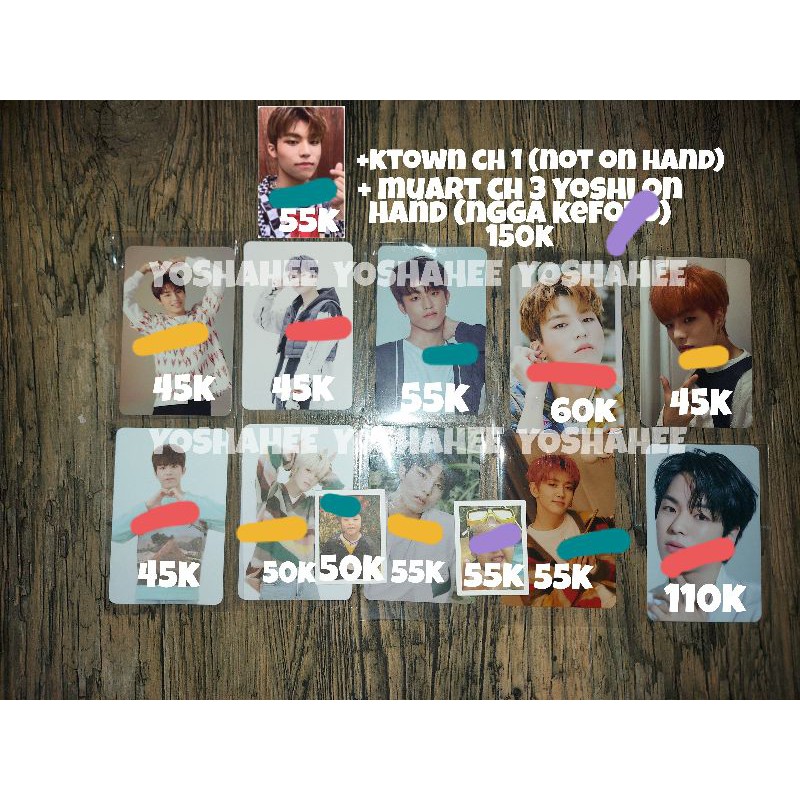 treasure photocard bundle jeongwoo kuping