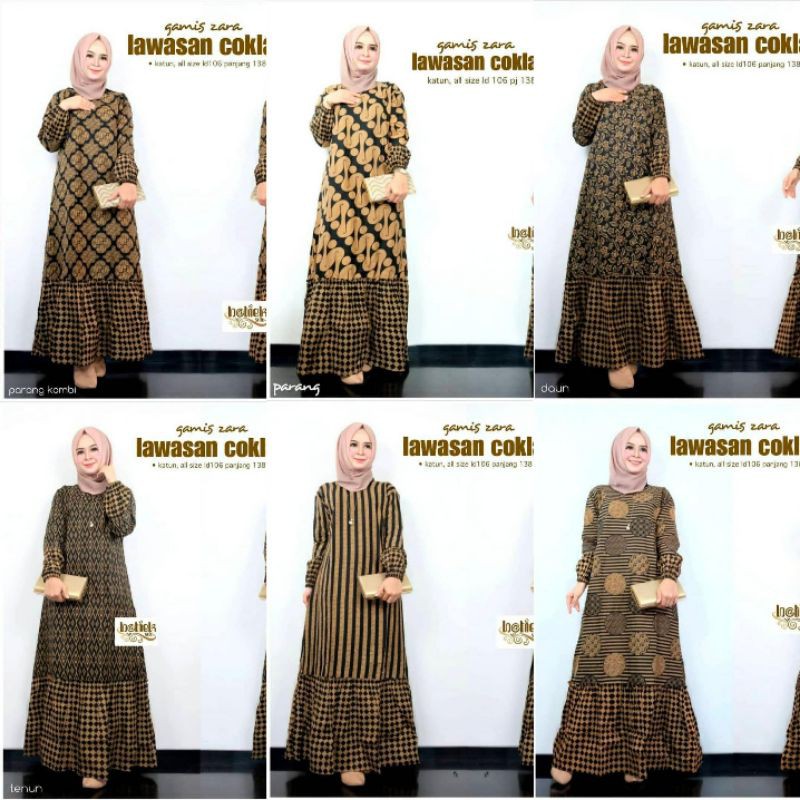 Paling Murah Gamis Batik Manggar, Padi,sekar,cantik,kubis,kipas,daun,kupu,nadine,gendis,kawung,termurah kjadE5qTmQKnw8