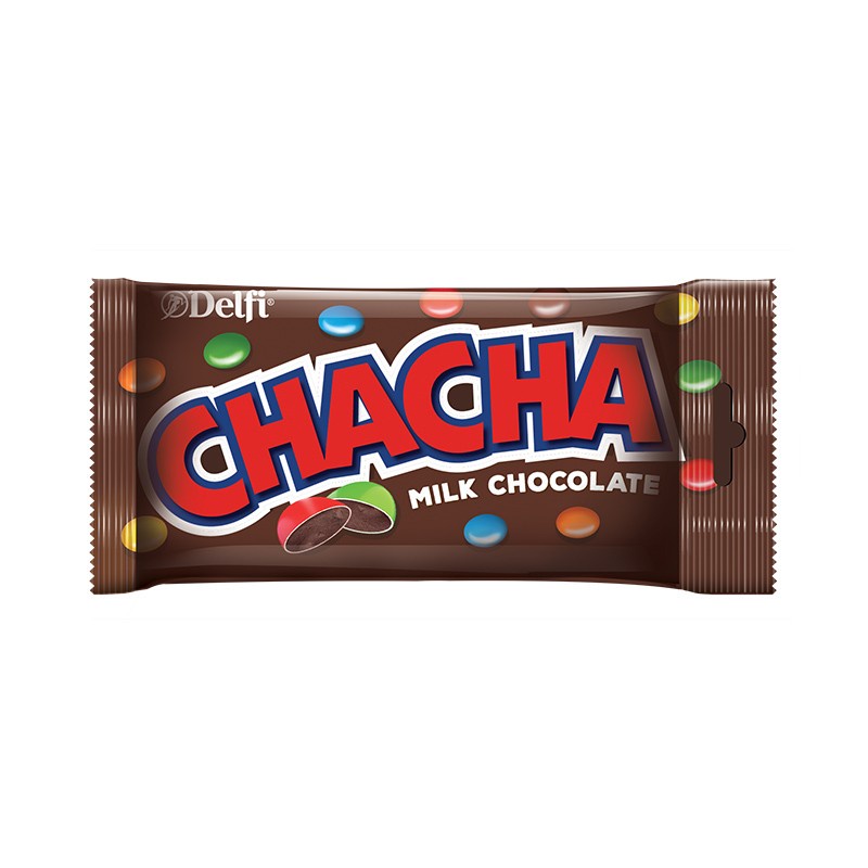 

DELFI CHOCOLATE CHA CHA MILK CHOC PACK 50GR