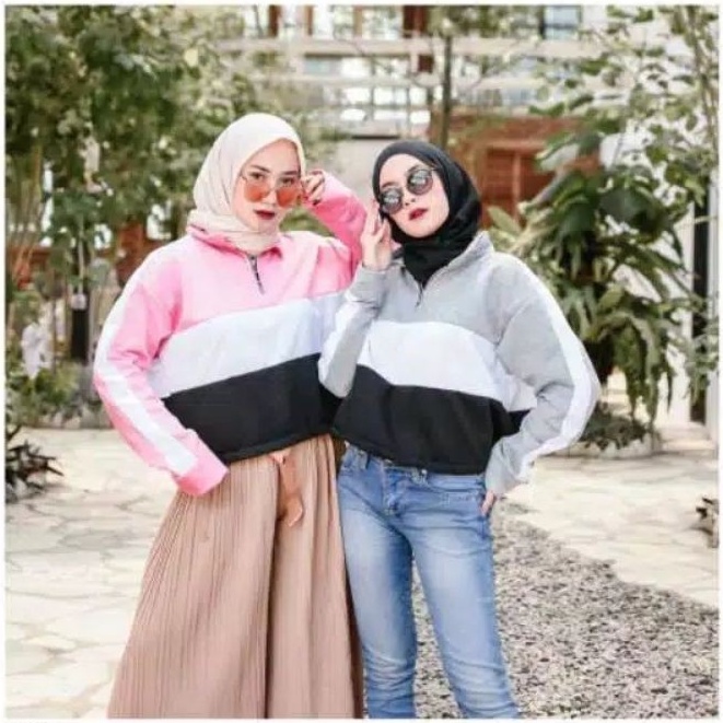 KIKO CROOPE SWEATER || SWEATER CROOP WANITA #KCS