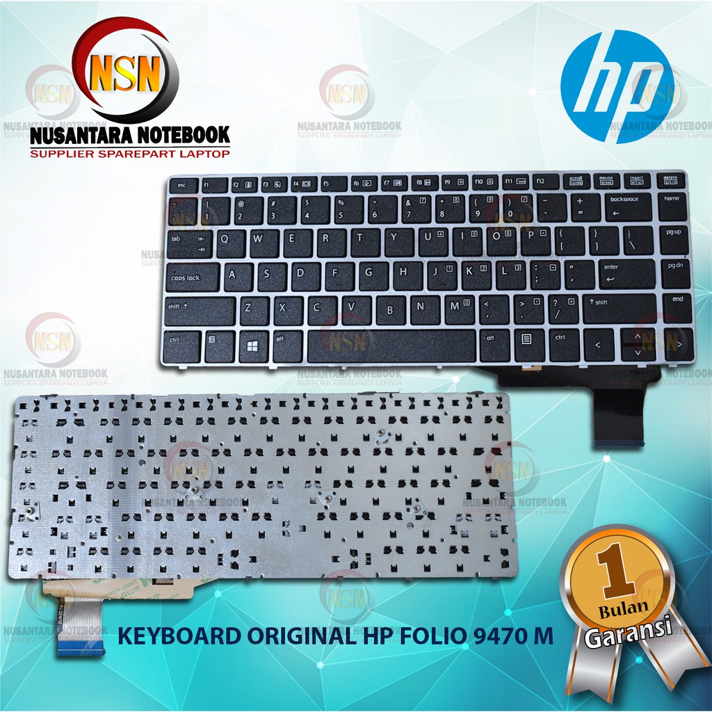 Keyboard Original HP EliteBook Folio 9470 9480 9470M 9480M Series