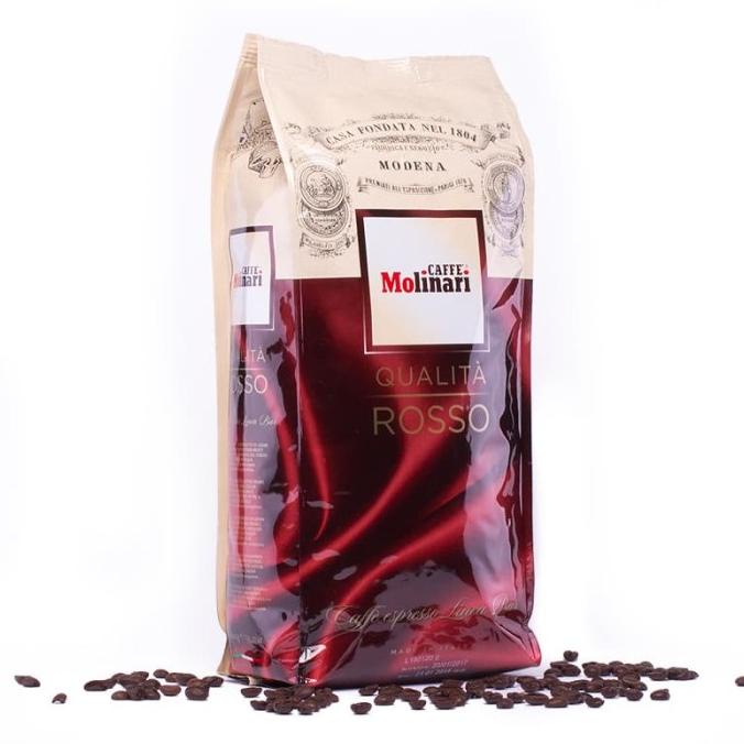 

BIJI KOPI ITALY - Caffe Molinari Qualita Rosso Beans | COFFEE BEANS