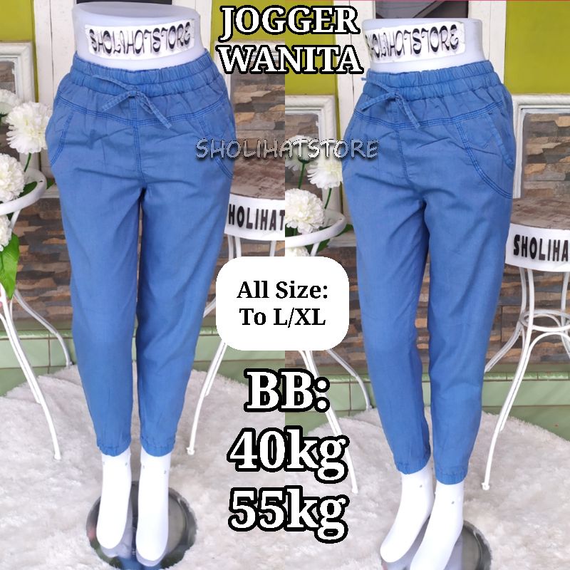 CELANA JOGER WANITA ALL SIZE TO L / XL / CELANA JOGER JEANS WANITA / CELANA KOGGER JEANS WANITA / CELANA JOGGER WANITA ALL SIZE TO L / XL / JOGER JEANS WAMITA MURAH / JOGGER WANITA MURAH / BAGGY PANTS JEANS WANITA / BAGGY JEANS WANITA / CELANA BEGGY JEANS