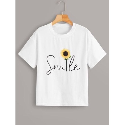 MYSTIQUE.ID-BAJU KAOS SMILE T-SHIRT LUCU DAN AESTHETIC