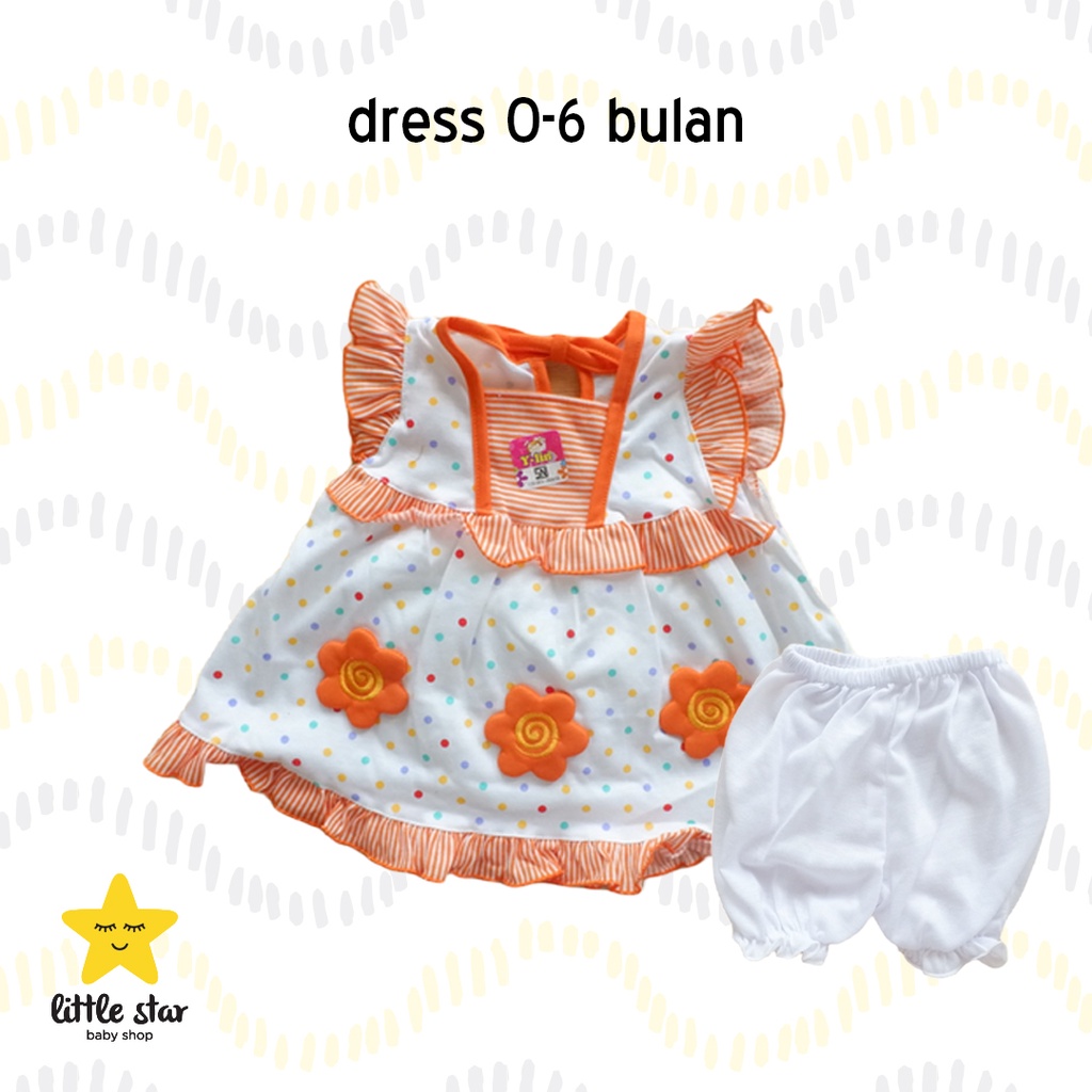 Y Lin Dress Anak Bayi Perempuan | Setelan Baju Anak Bayi Cewek