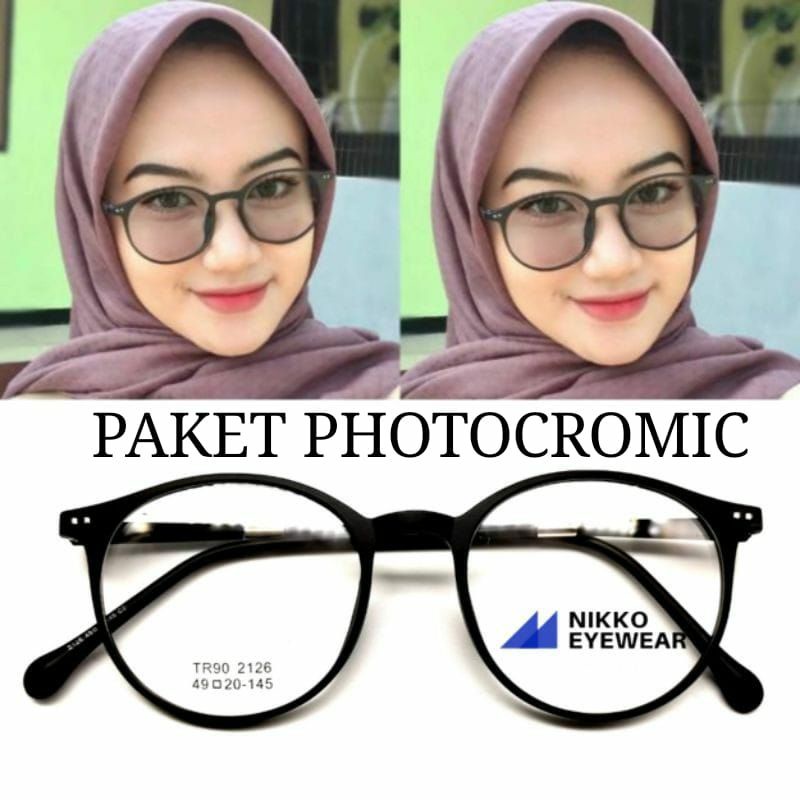 Frame Kacamata 2126,Gratis Lensa PHOTOCROMIC,Kacamata Antiradiasi,Kacamata baca,Kacamata Korea