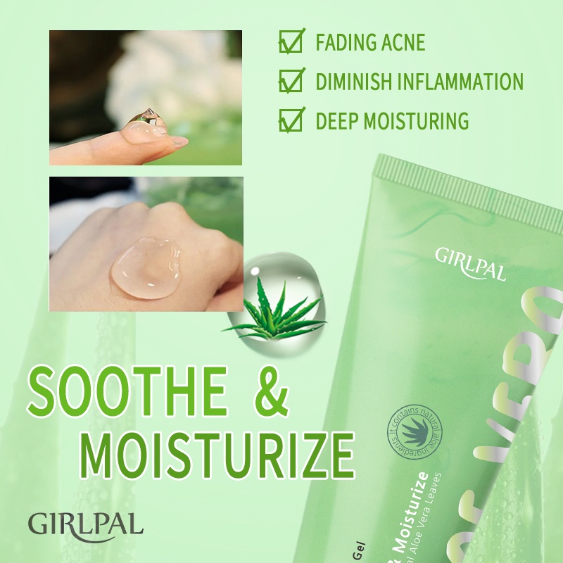 GIRLPAL Centella Asiatica Peeling Gel + Aloe Vera Gel Facial Glowing