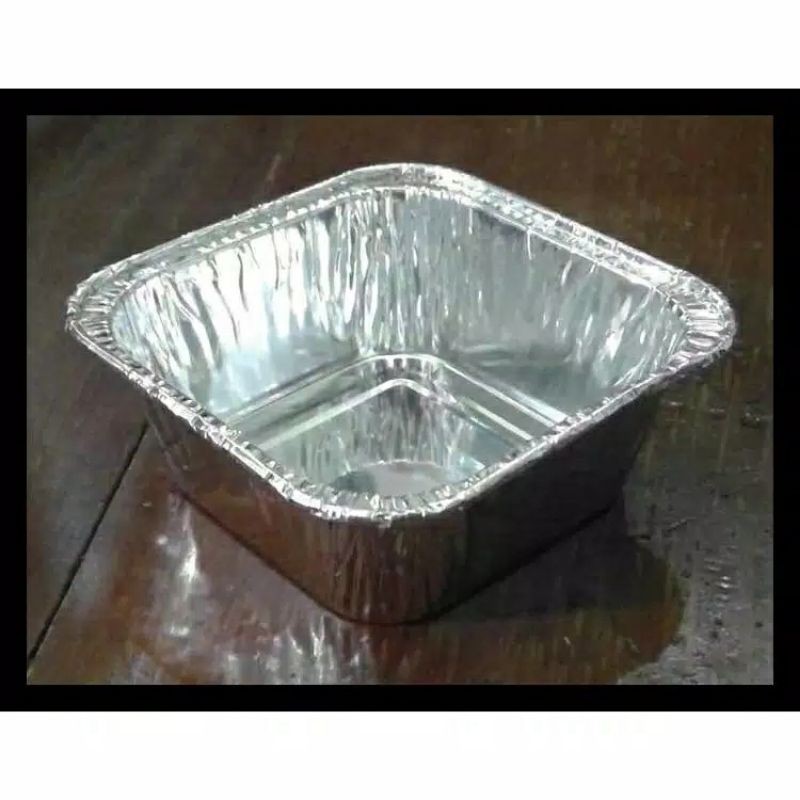 alumunium foil cup tray ox 100 tanpa tutup| isi 100