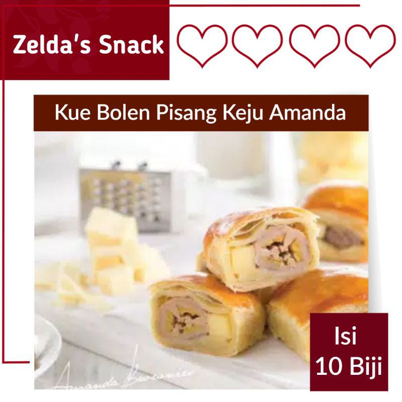

AMANDA Pisang Balen Coklat / Keju Bolen Molen