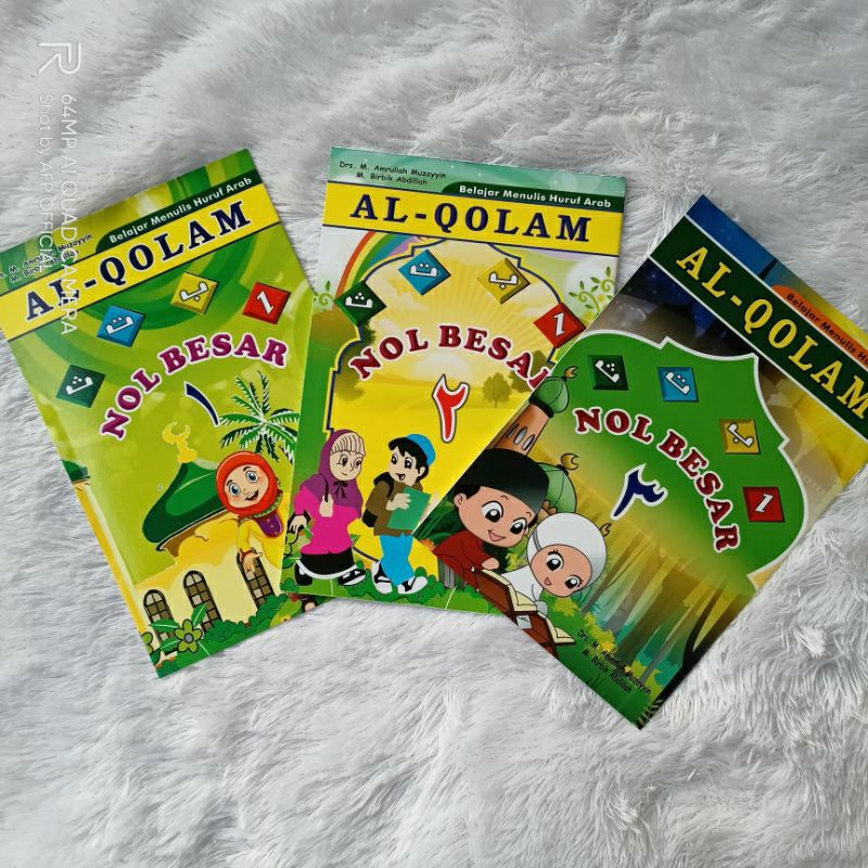(MURAH) AL QOLAM NOL BESAR BELAJAR MENULIS ARAB