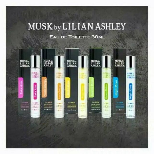 ⭐BAGUS⭐ MUSK BY LILIAN ASHLEY EAU DE TOILETTE PARFUM | Minyak Wangi Pria / Wanita 30 Ml