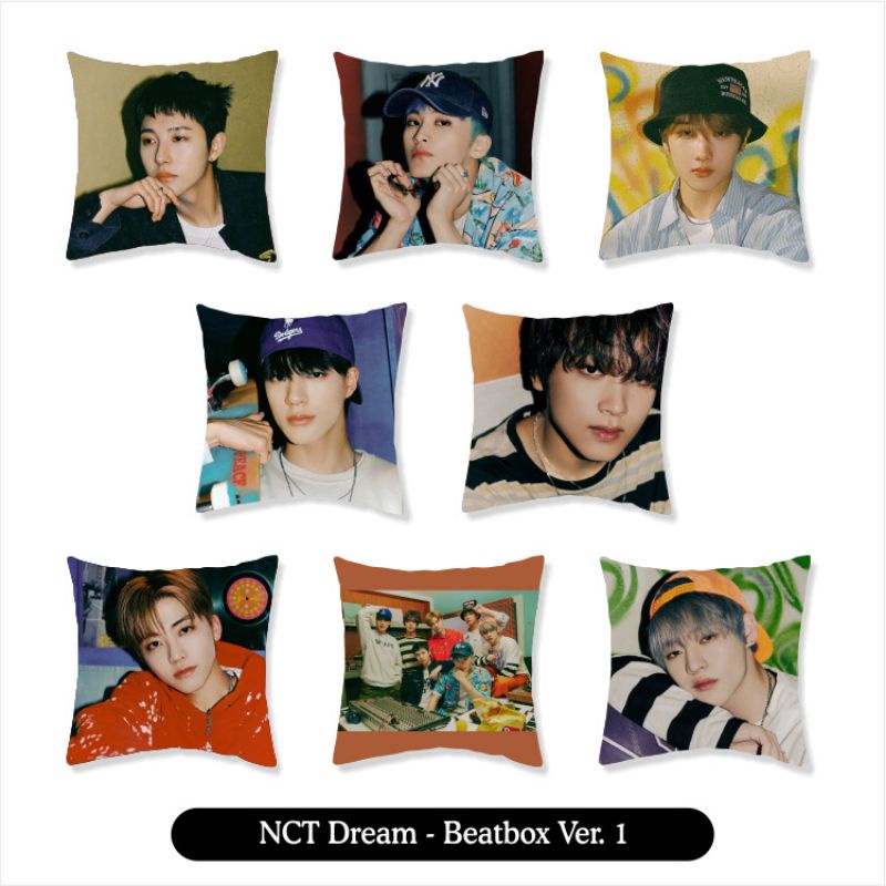 Bantal NCT Dream Beatbox &amp; GLITCH MODE bantal Sofa uk 38 x38