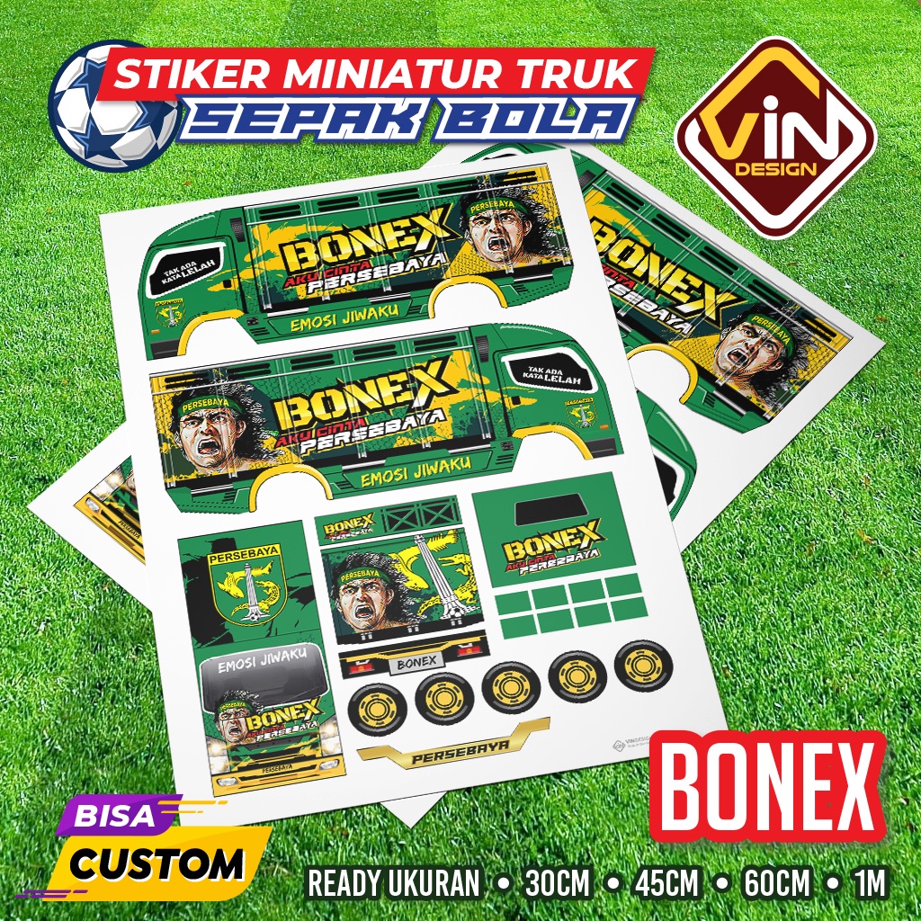 STIKER MINIATUR TRUCK - BOLA