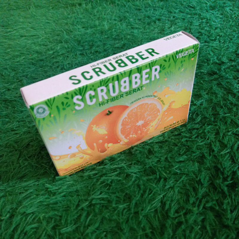 SCURBER rasa jeruk box isi 6 sachet 7,1g