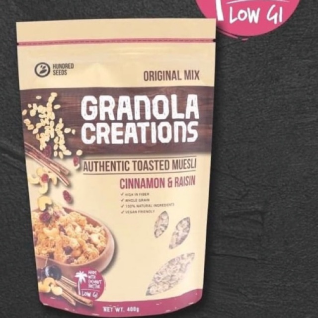 

Granola Creation 400gr - Cinnamon & Raisin