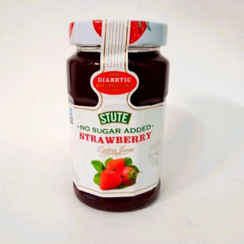 

STUTE NO SUGAR STRAWBERRY EXTRA JAM 430 GR | SELAI | OLESAN | ROTI