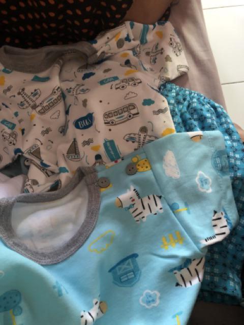 1 Pak ( 3 Setel ) Libby Oblong Pendek Mix Batik Boy Sml Mix