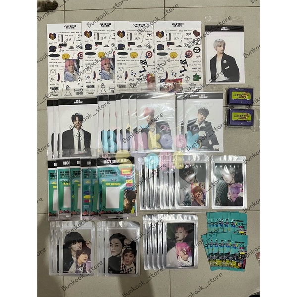 NCT DREAM GLITCH MODE POP UP Trading Card Mini Frame TC Glimo Photoset Postcard Holo Tattoo sealed r
