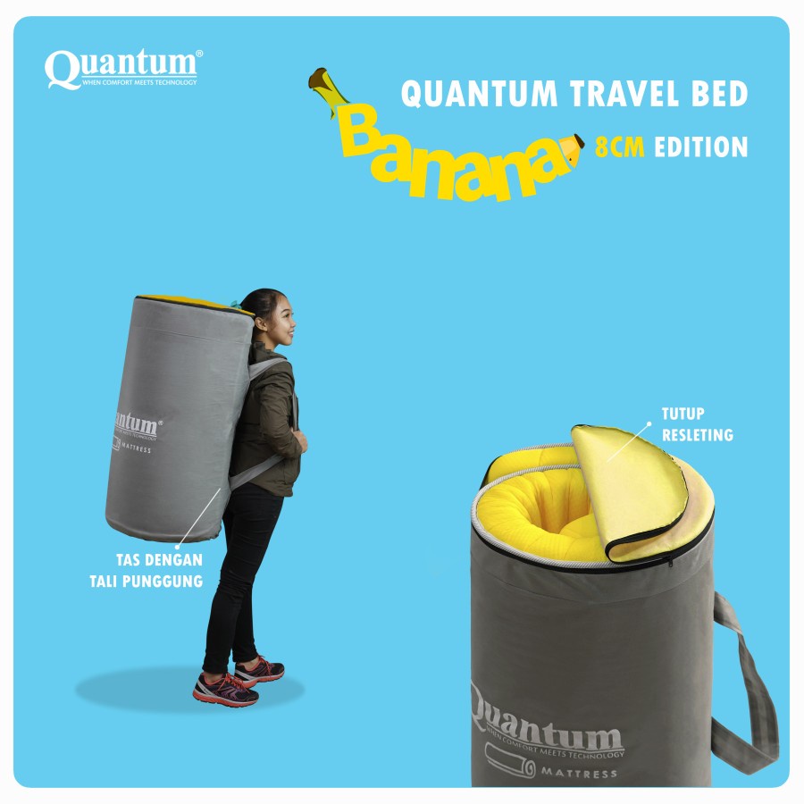 JTR Quantum Kasur Busa Quantum Kasur Lipat Quantum Kasur Gulung Quantum Travel Bed Quantum Kasur