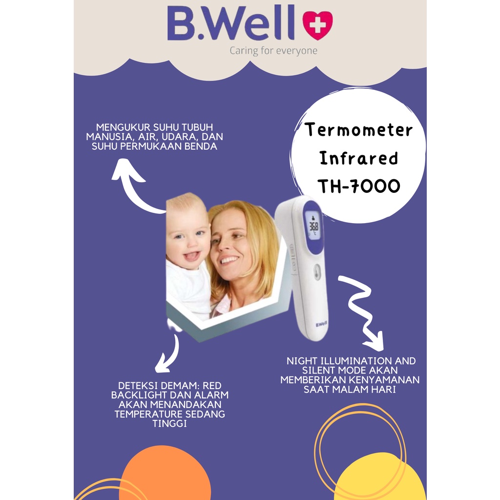 Termometer Infrared B.Well TH-7000