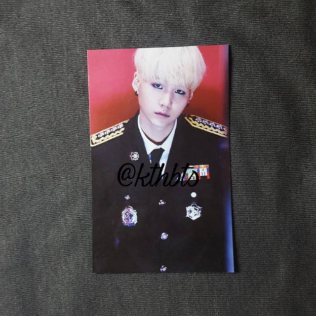 BTS SUGA YOUNG FOREVER DOPE LIMITED MINI PHOTOCARD