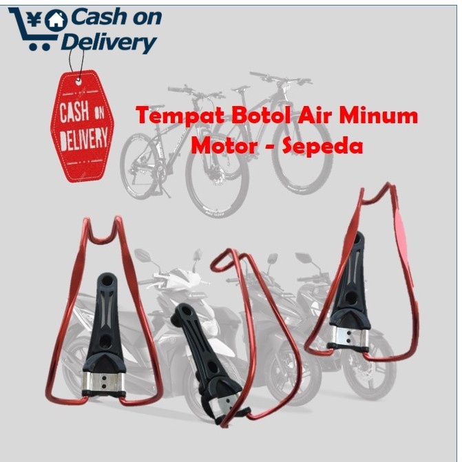 COD NEWS Bracket Holder Tempat dudukan Botol Air Minum untuk sepeda Motor