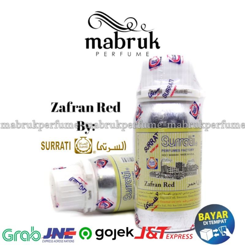 Bisa COD Parfum Surrati Zafran Red 100ML Jafaron Safron Saffron Suratti ORIGINAL Arab Saudi